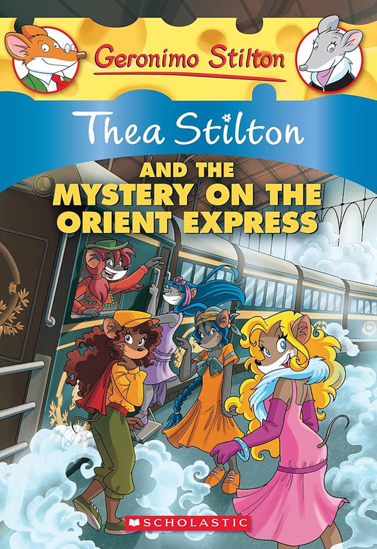 Cover page of Thea Stilton and the Mystery on the Orient Express