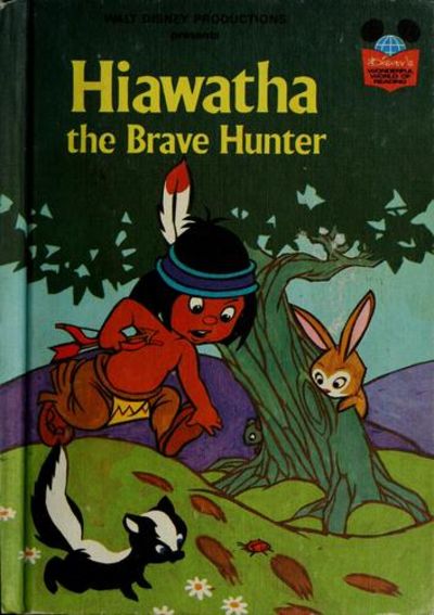 Cover page of Walt Disney's Hiawatha the Brave Hunter