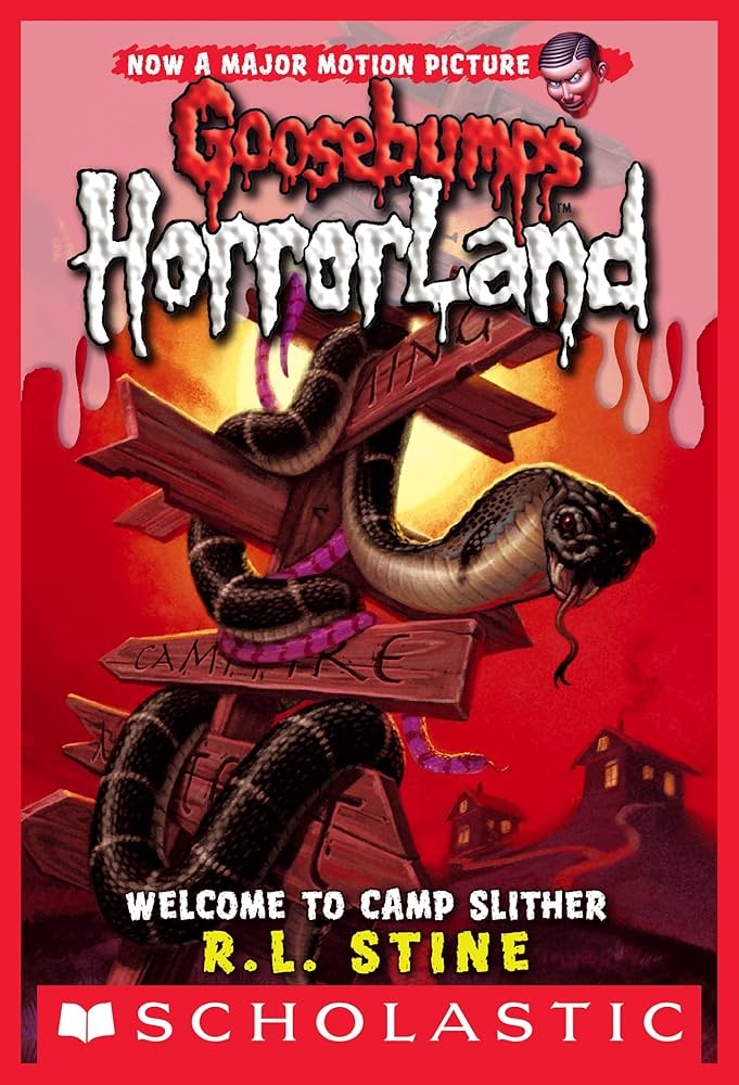 Cover page of Goosebumps Welcome to Camp Slither