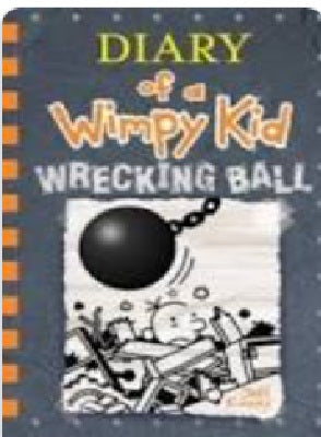 Cover page of The Diary of a Wimpy Kid - Wrecking Ball