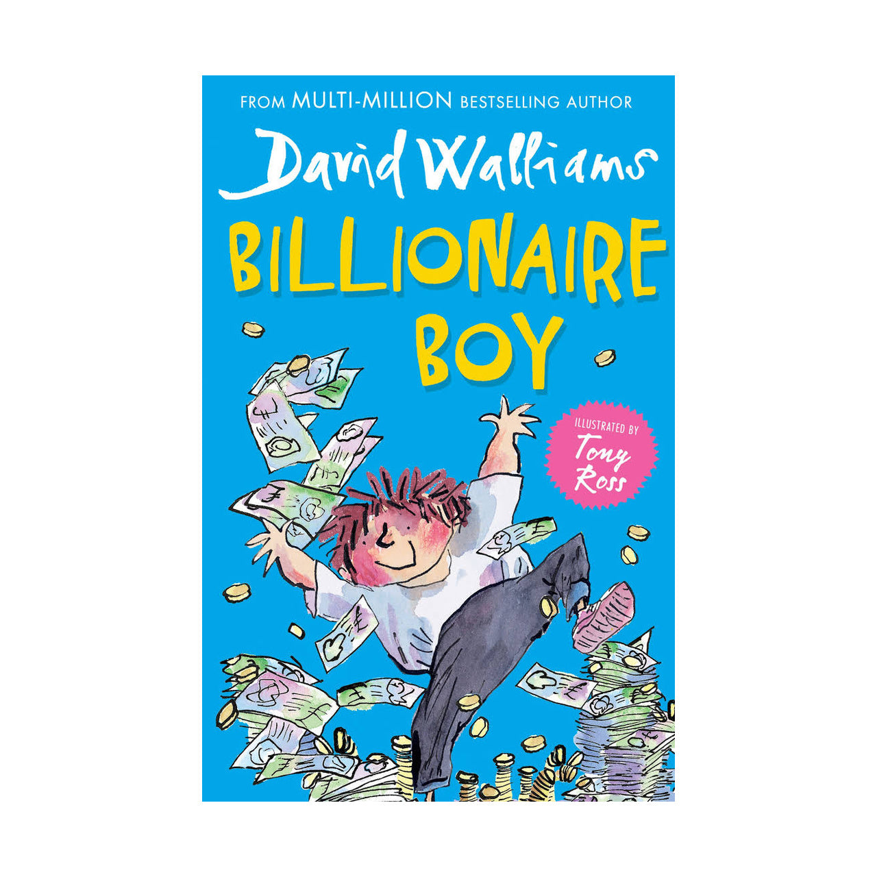 Cover page of David walliams Billionaire Boy