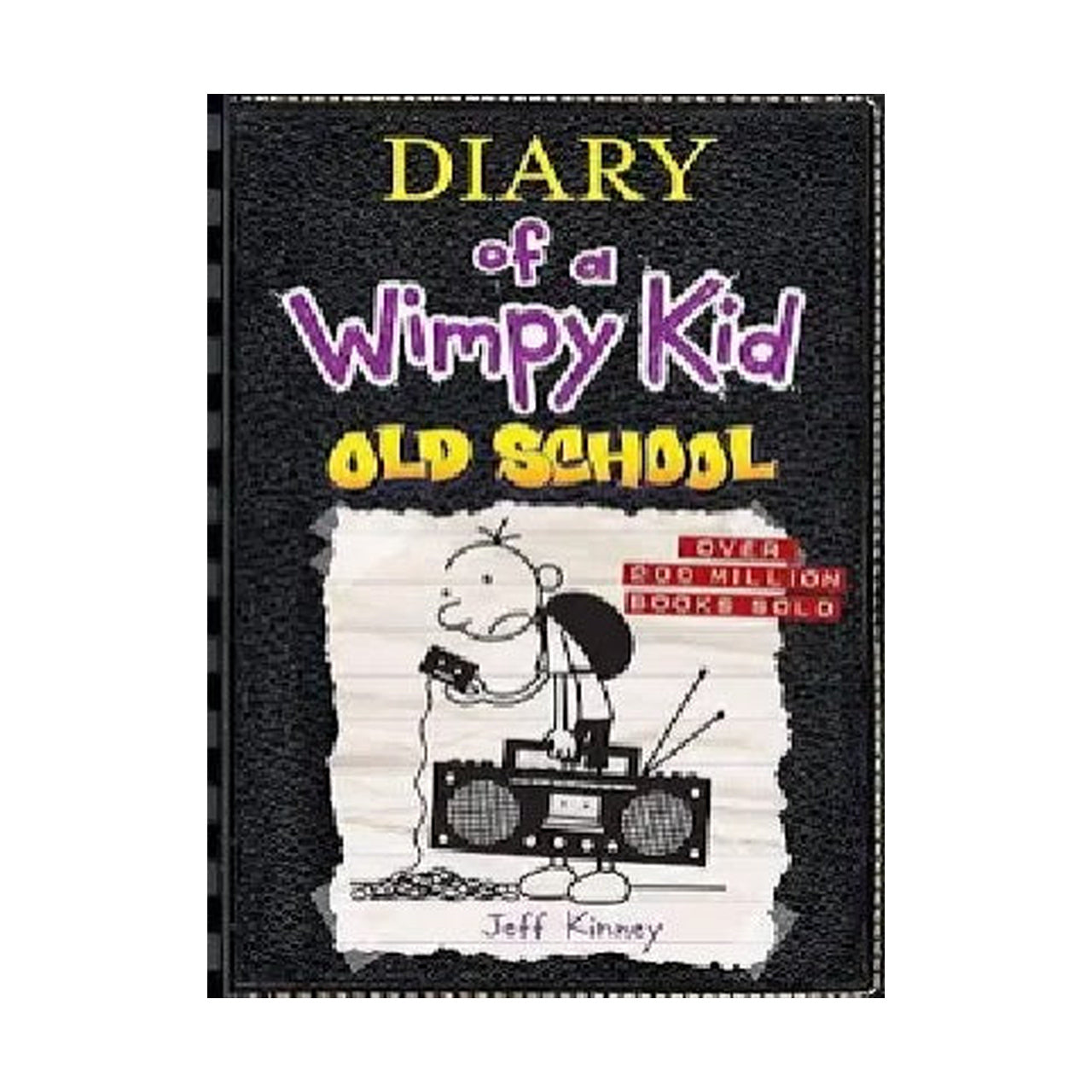 Cover page of The Diary of a Wimpy Kid - old school