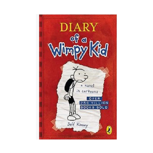 Cover page of The Diary of a Wimpy Kid
