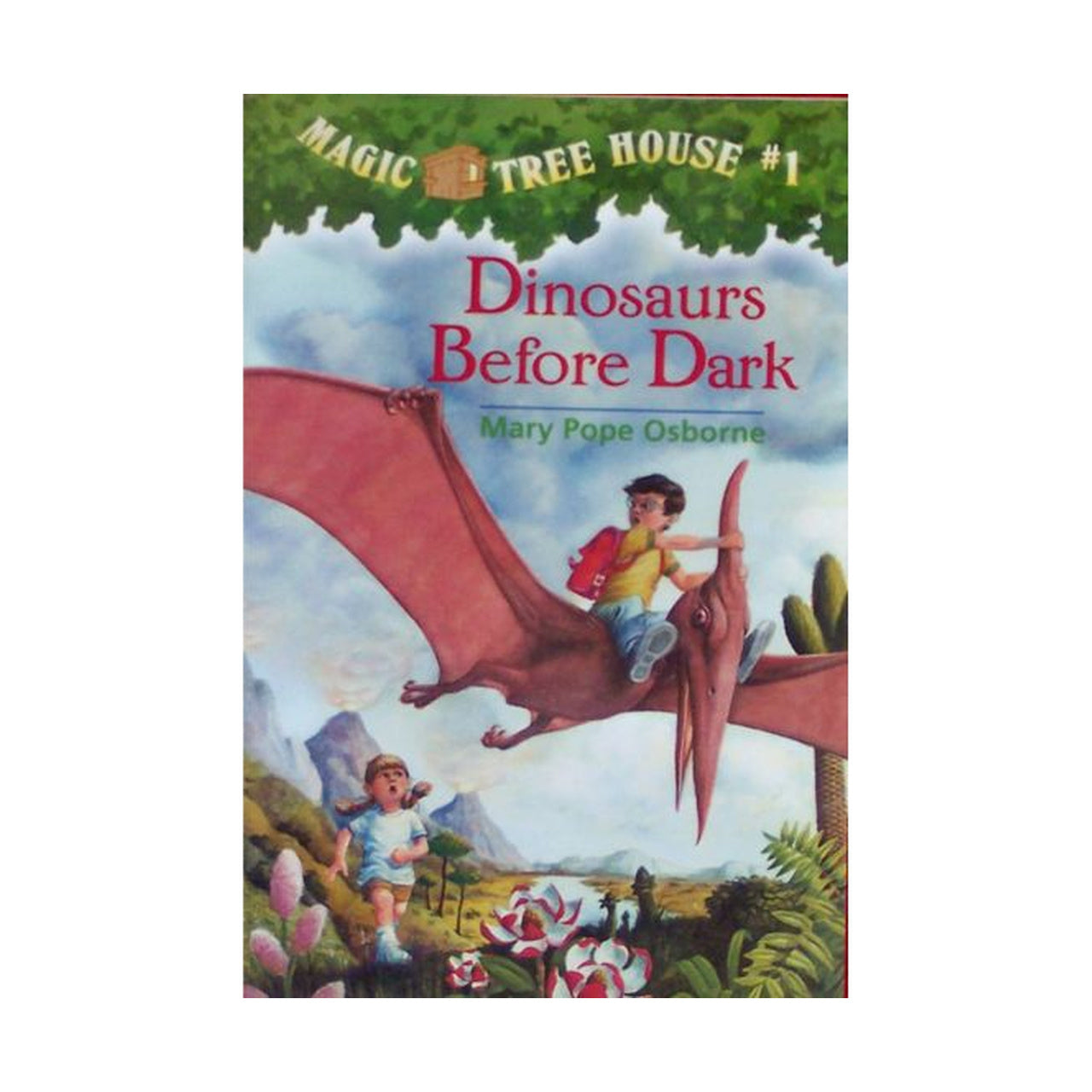 Cover page of Magic Tree House #1 - Dinosaurs Before Dark