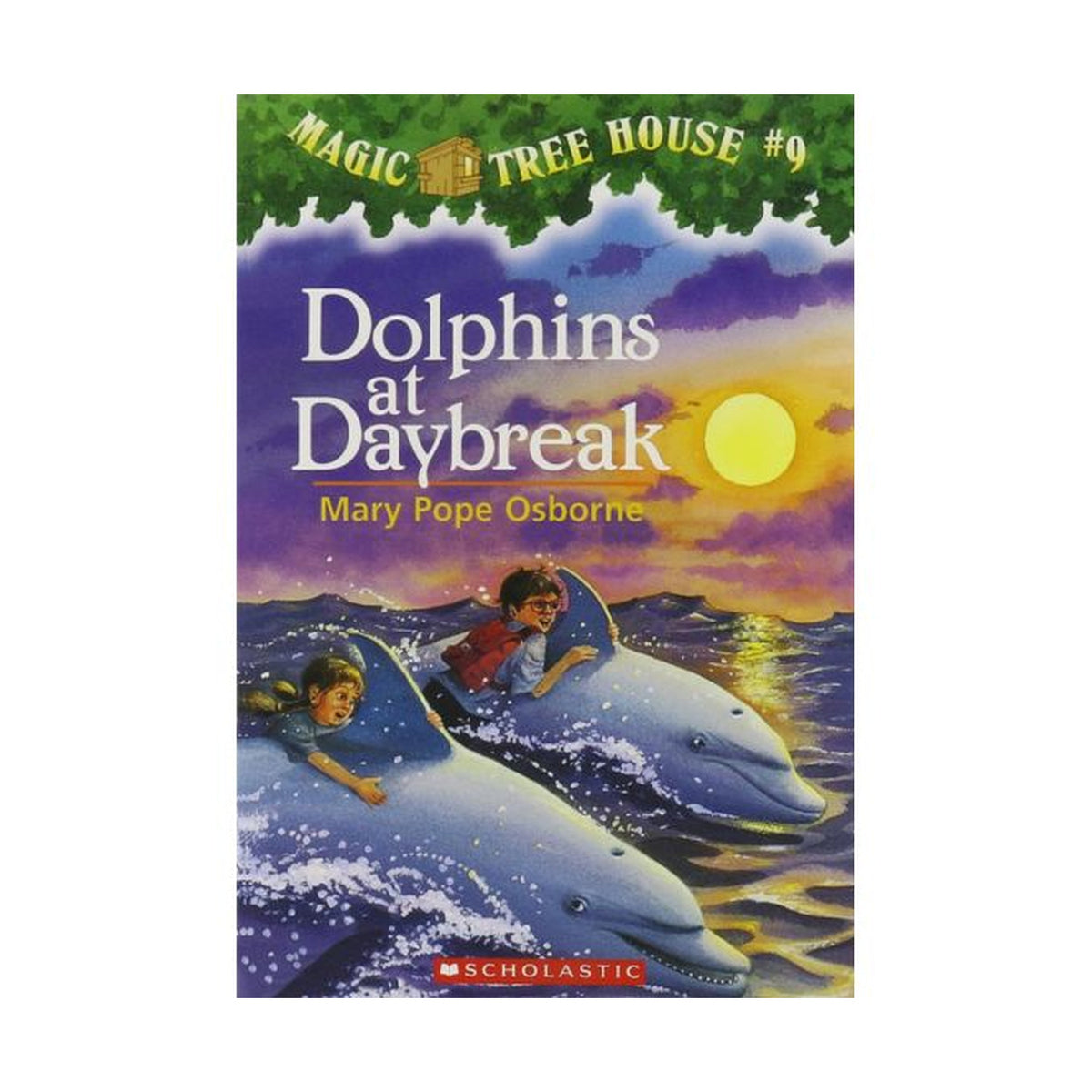 Cover page of Magic Tree House # 9 - Dolphins at Daybreak