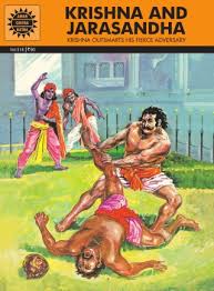 Krishna and Jarasandha