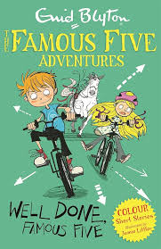 Cover page of Famous Five Adventures -well done famous five