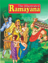 Cover page of The Illustrated Ramayana