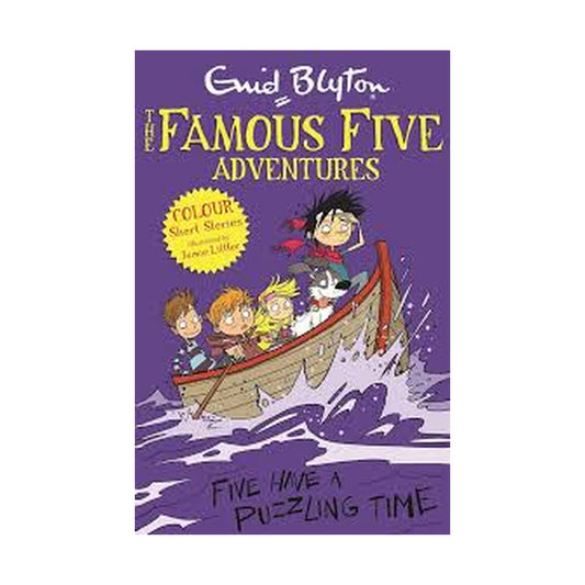 Cover page of Famous Five Adventures - Five Have a Puzzling Time