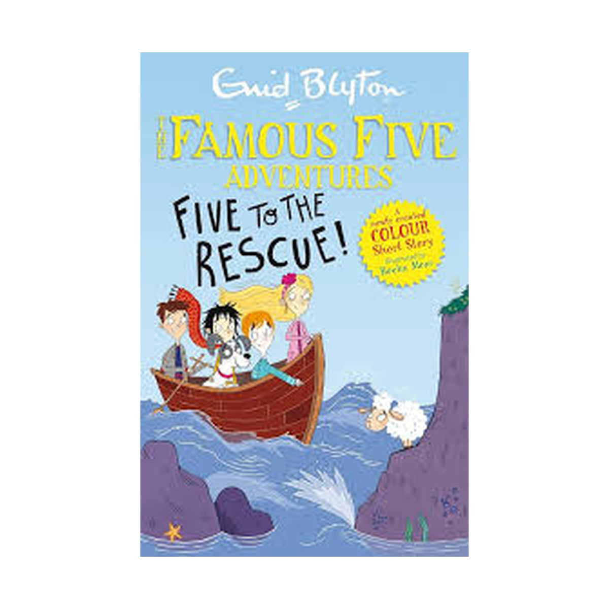 Cover page of Famous Five Adventures - Five to the Rescue