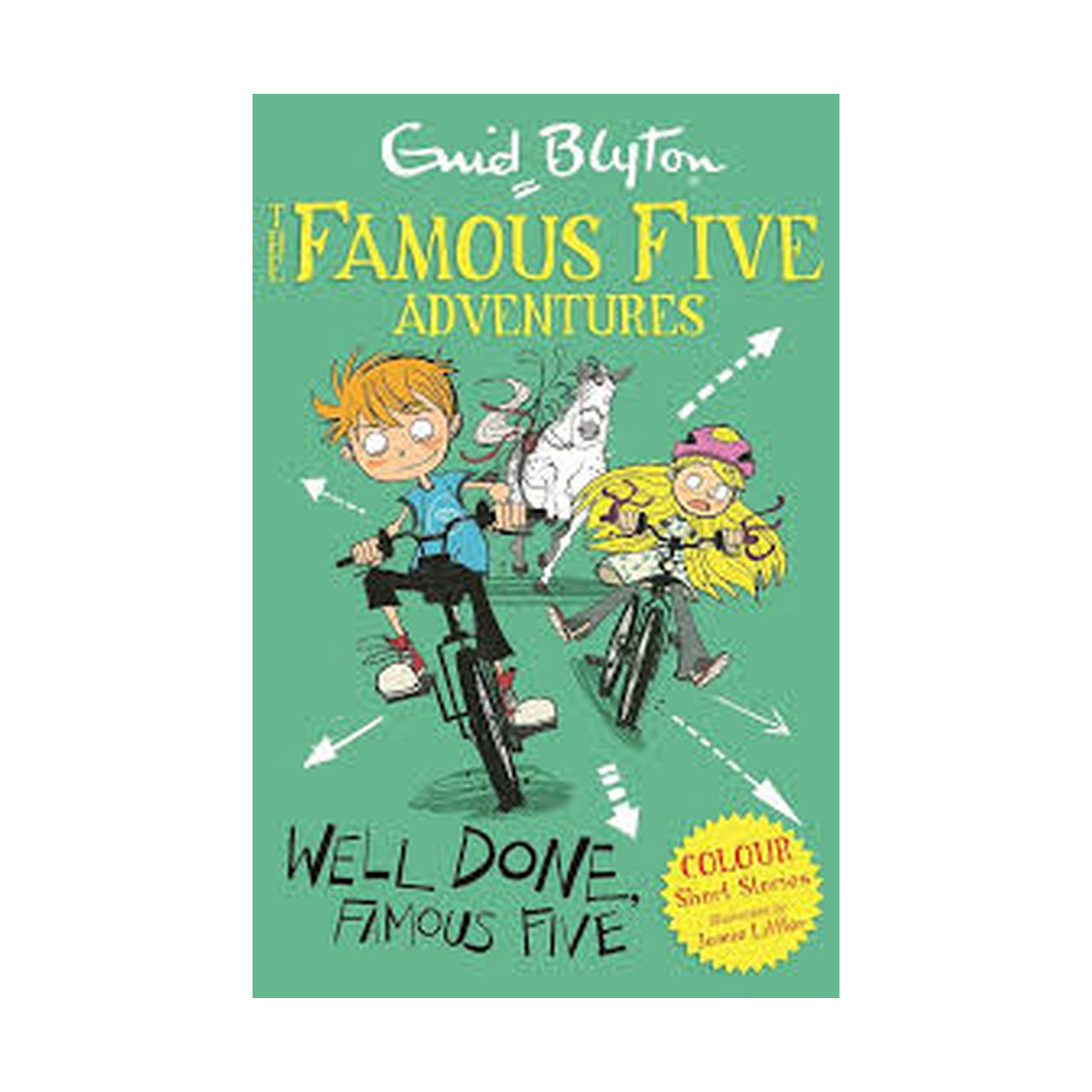 Cover page of Famous Five Adventures -well done famous five
