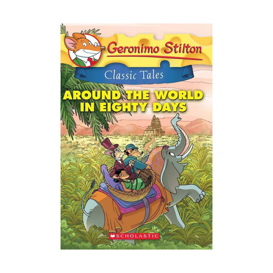 Cover page of Geronimo Stilton - Around the World in Eighty Days