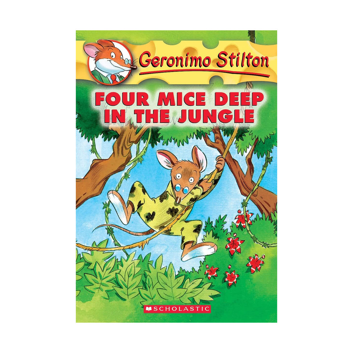 Cover page of Geronimo Stilton - Four Mice Deep in the Jungle