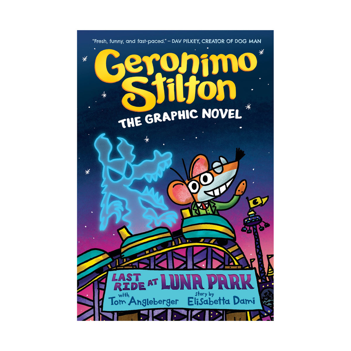 Cover page of Geronimo Stilton Last Ride at Luna Park