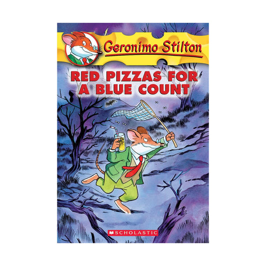 Cover page of Geronimo Stilton - Red Pizzas for a Blue Count