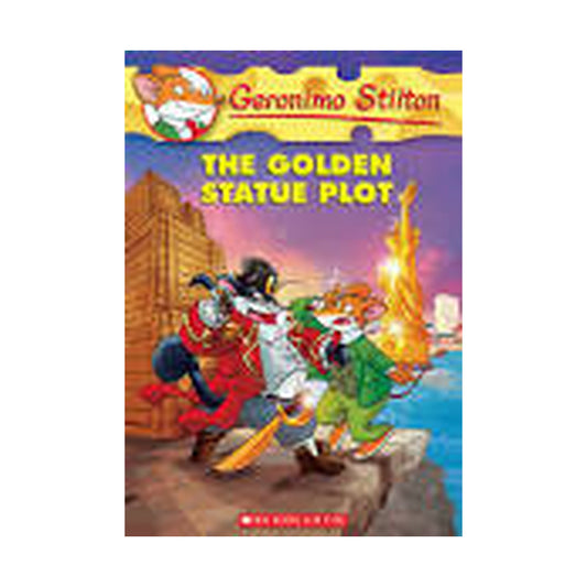Cover page of Geronimo Stilton -The Golden Statue Plot