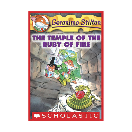 Cover page of Geronimo Stilton - The Temple of the Ruby Of Fire
