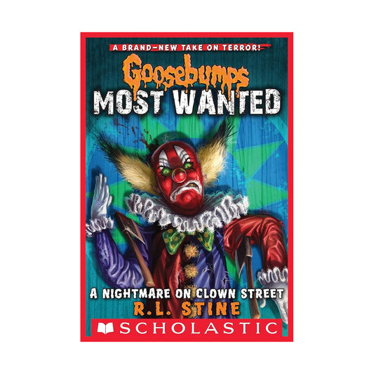 Cover page of Goosebumps A Nightmare on Clown Street