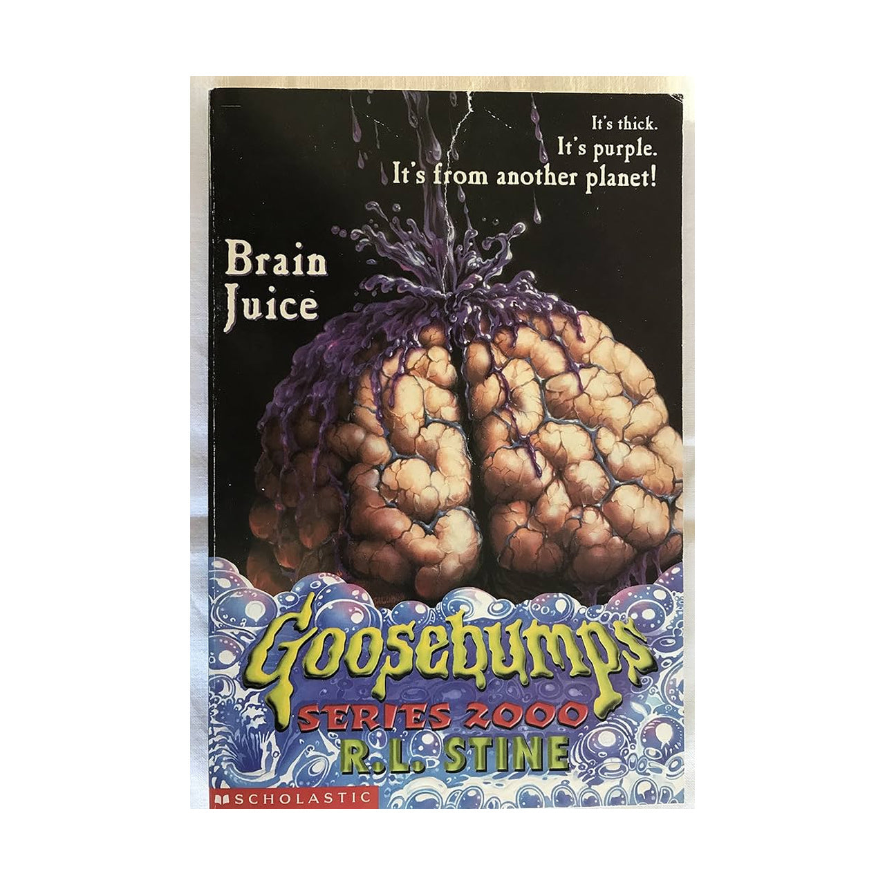 Cover page of Goosebumps - Brain Juice