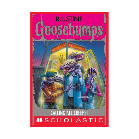 Cover page of Goosebumps Calling All Creeps