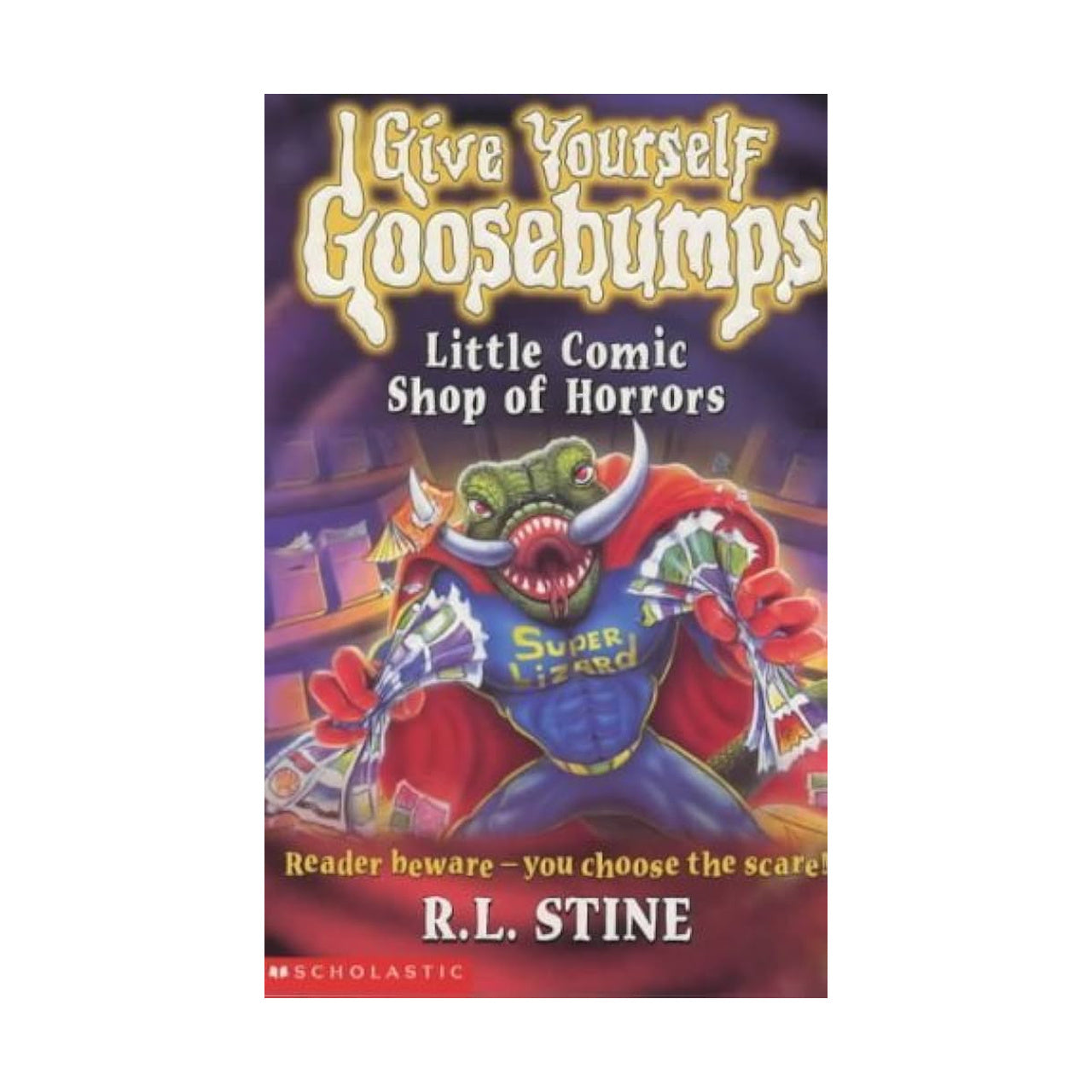 Cover page of Goosebumps - Little Comic Shop of Horrors
