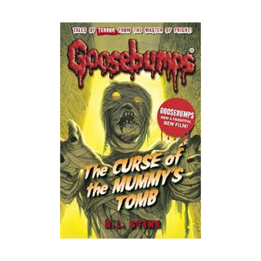 Cover page of Goosebumps the curse of the mummy's tomb