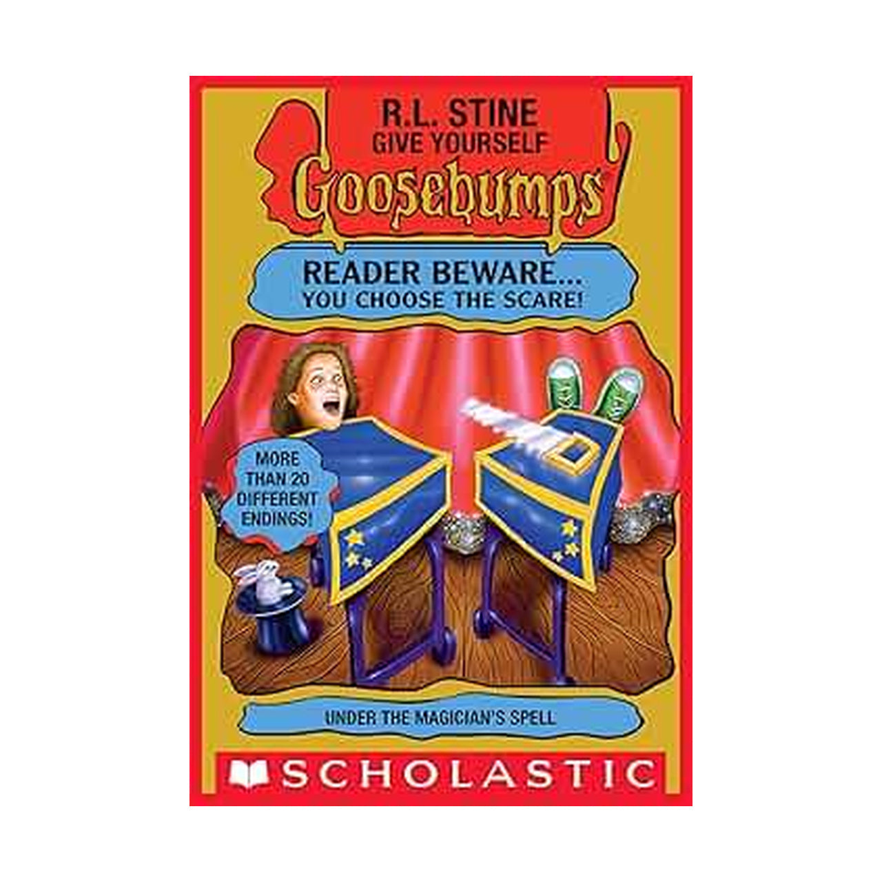 Cover page of Goosebumps - Under the Magician's Spell