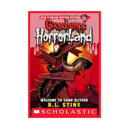 Cover page of Goosebumps Welcome to Camp Slither