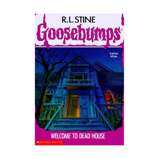 Cover page of Goosebumps Welcome to Dead House