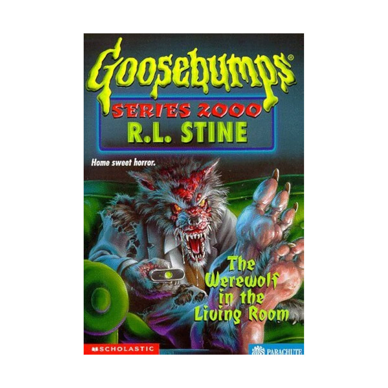 Cover page of Goosebumps - The Werewolf in the Living Room