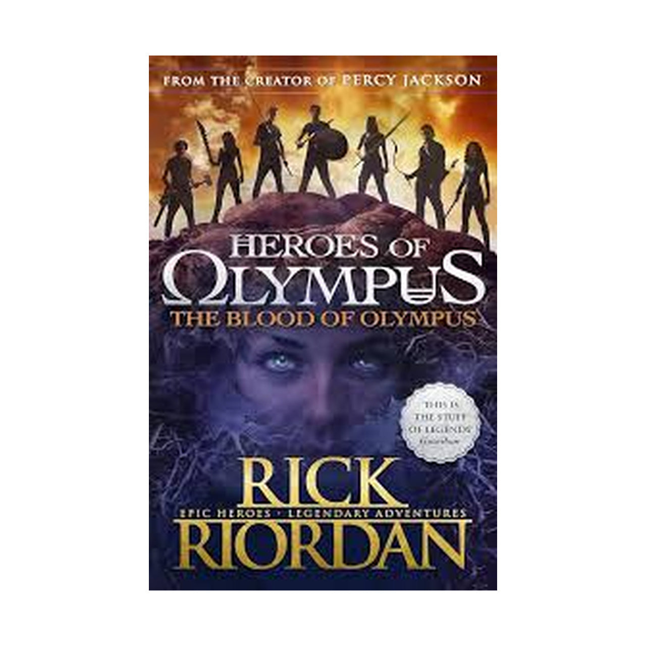 Cover page of Heroes of Olympus The Blood of Olympus