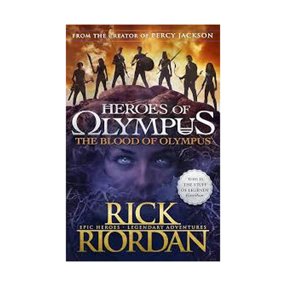 Cover page of Heroes of Olympus The Blood of Olympus