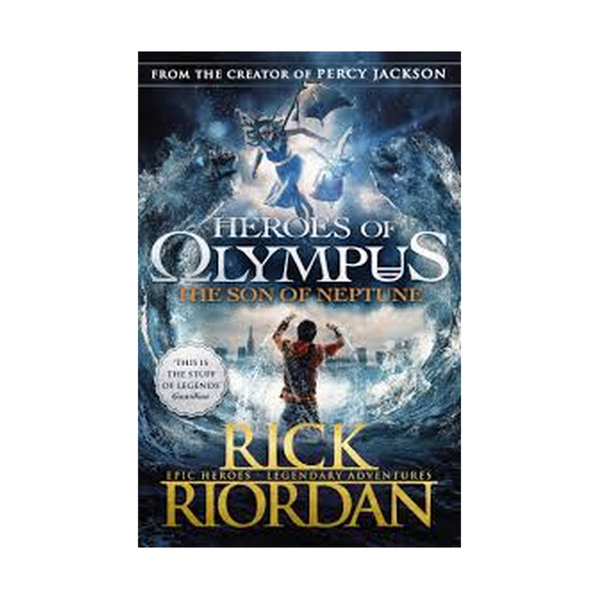 Cover page of Heroes of olympus the son of neptune