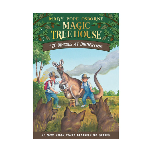 Cover page of Magic Tree House # 20 - Dingoes at Dinnertime