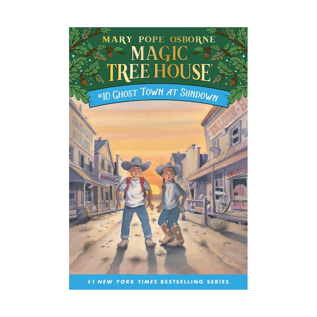 Cover page of Magic Tree House # 10 - Ghost Town at Sundown