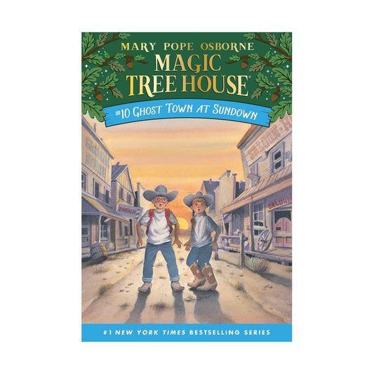 Cover page of Magic Tree House # 10 - Ghost Town at Sundown