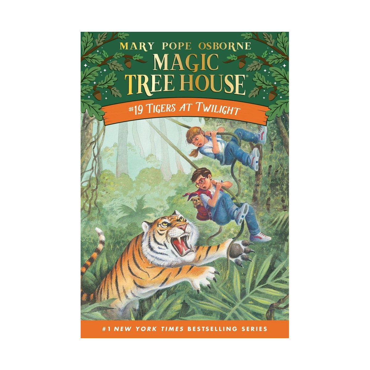 Cover page of Magic Tree House # 19 - Tigers at Twilight