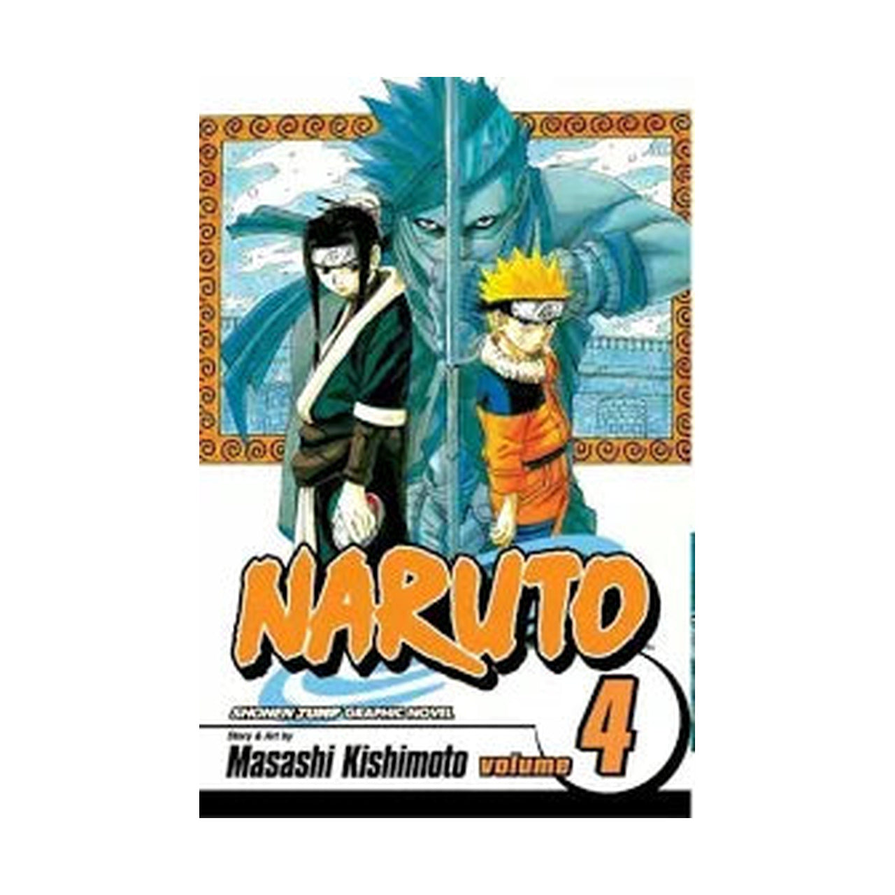 Cover page of Naruto, Vol. 4