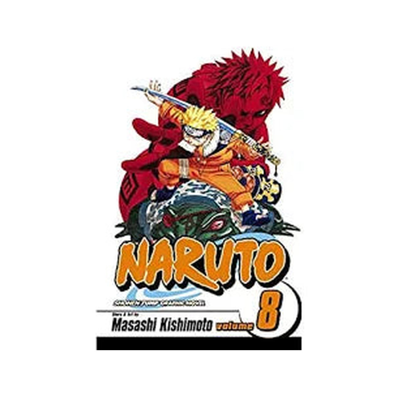 Cover page of Naruto, Vol. 8