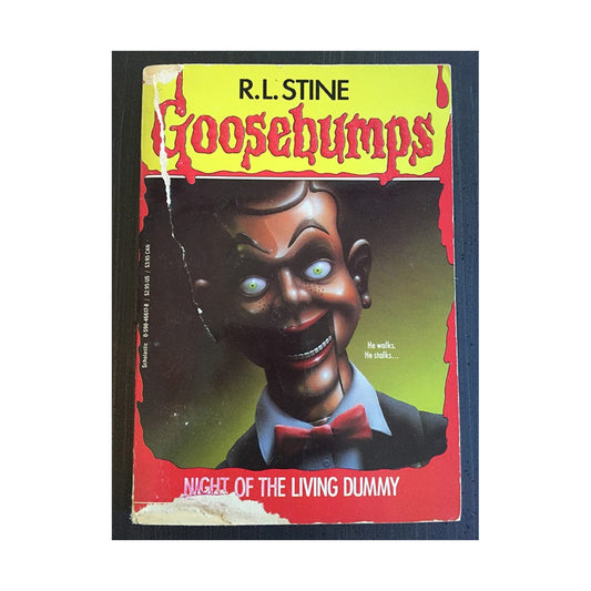 Cover page of Goosebumps: Night of the Living Dummy