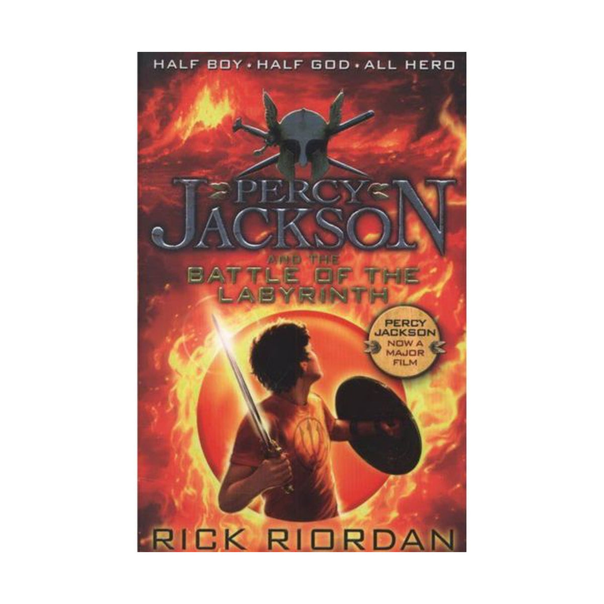 Cover page of Percy Jackson and The Battle Of The Labyrinth