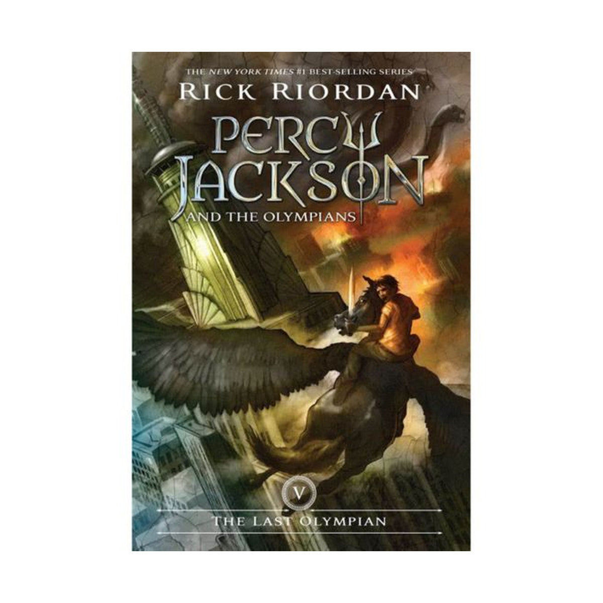 Cover page of Percy Jackson and The Last Olympian