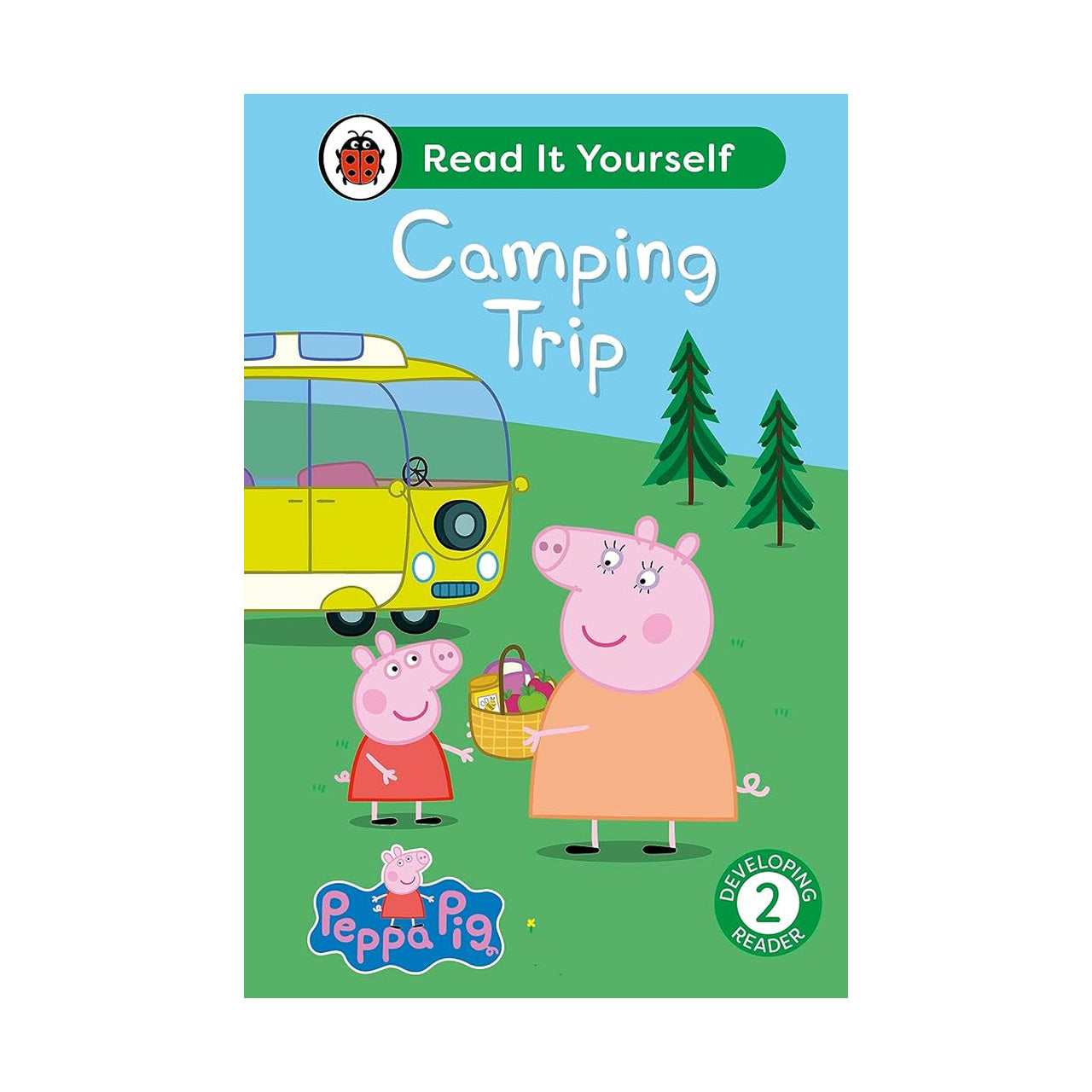 Cover page of Read it Yourself Level 2 Peppa Pig Camping Trip