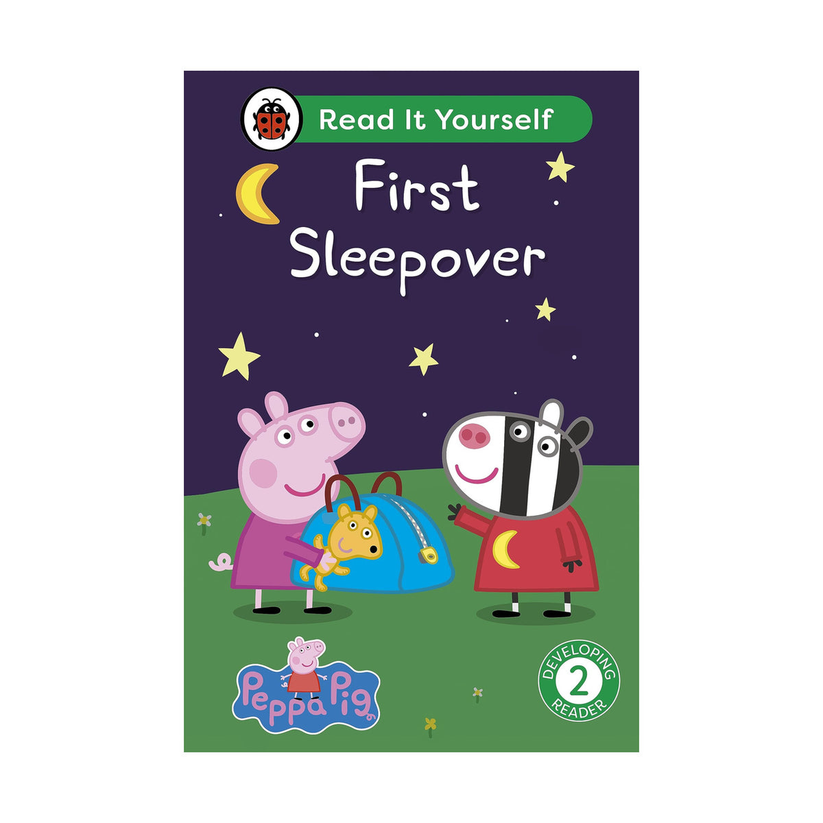 Cover page of Read it Yourself Level 2 Peppa Pig First Sleepover
