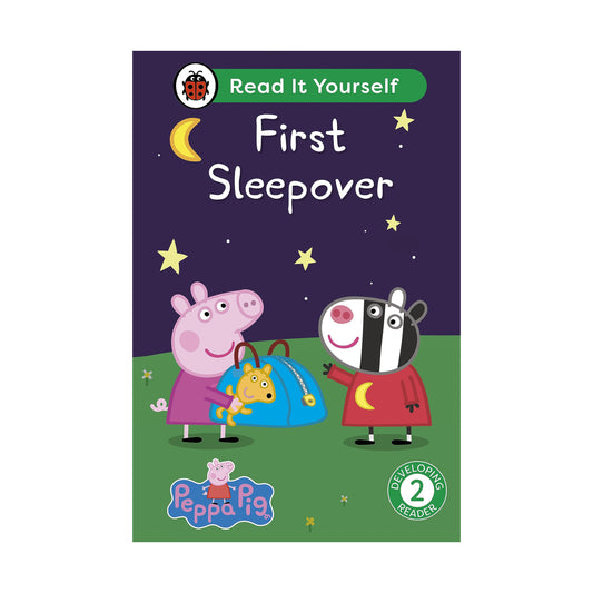 Cover page of Read it Yourself Level 2 Peppa Pig First Sleepover