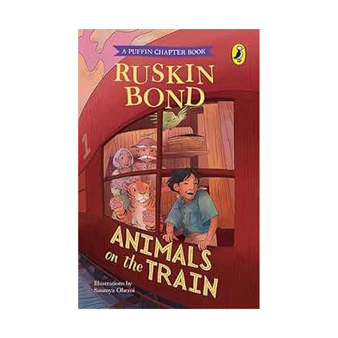 Cover page of Ruskin Bond - Animals on the Train