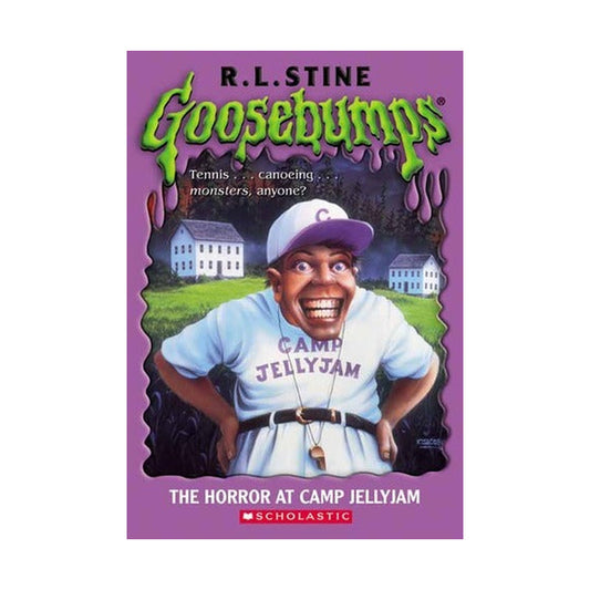 Cover page of Goosebumps: The Horror at Camp Jellyjam
