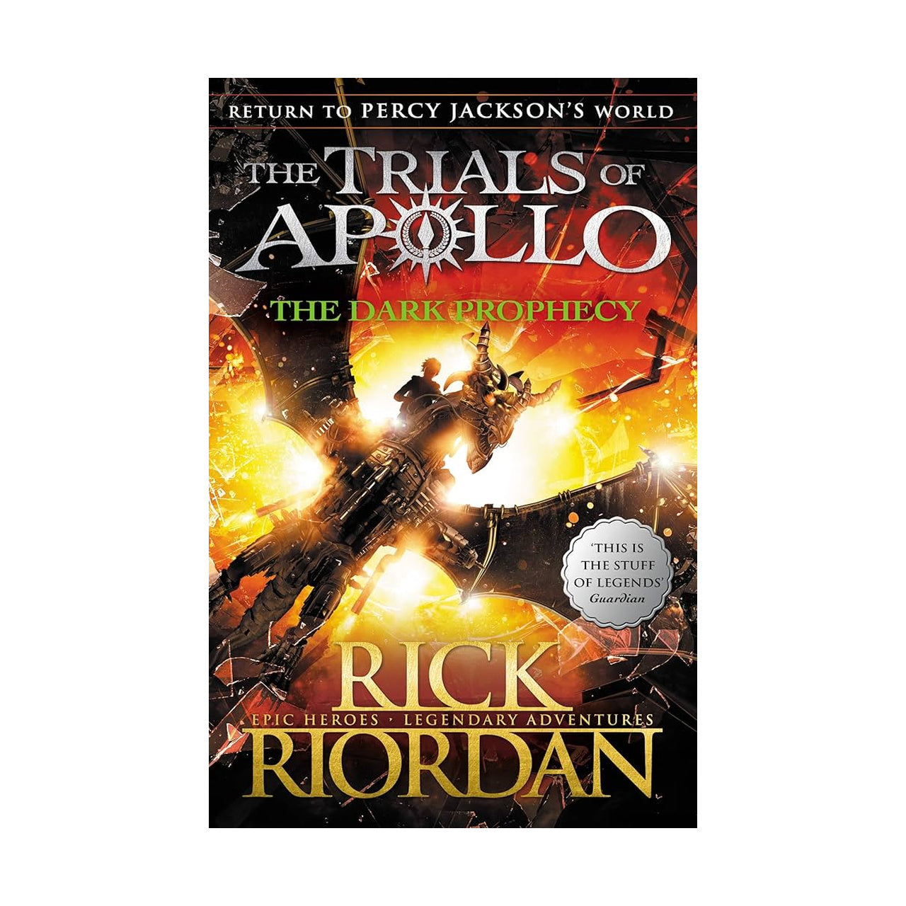 Cover page of The Trials of Apollo : The Dark Prophecy
