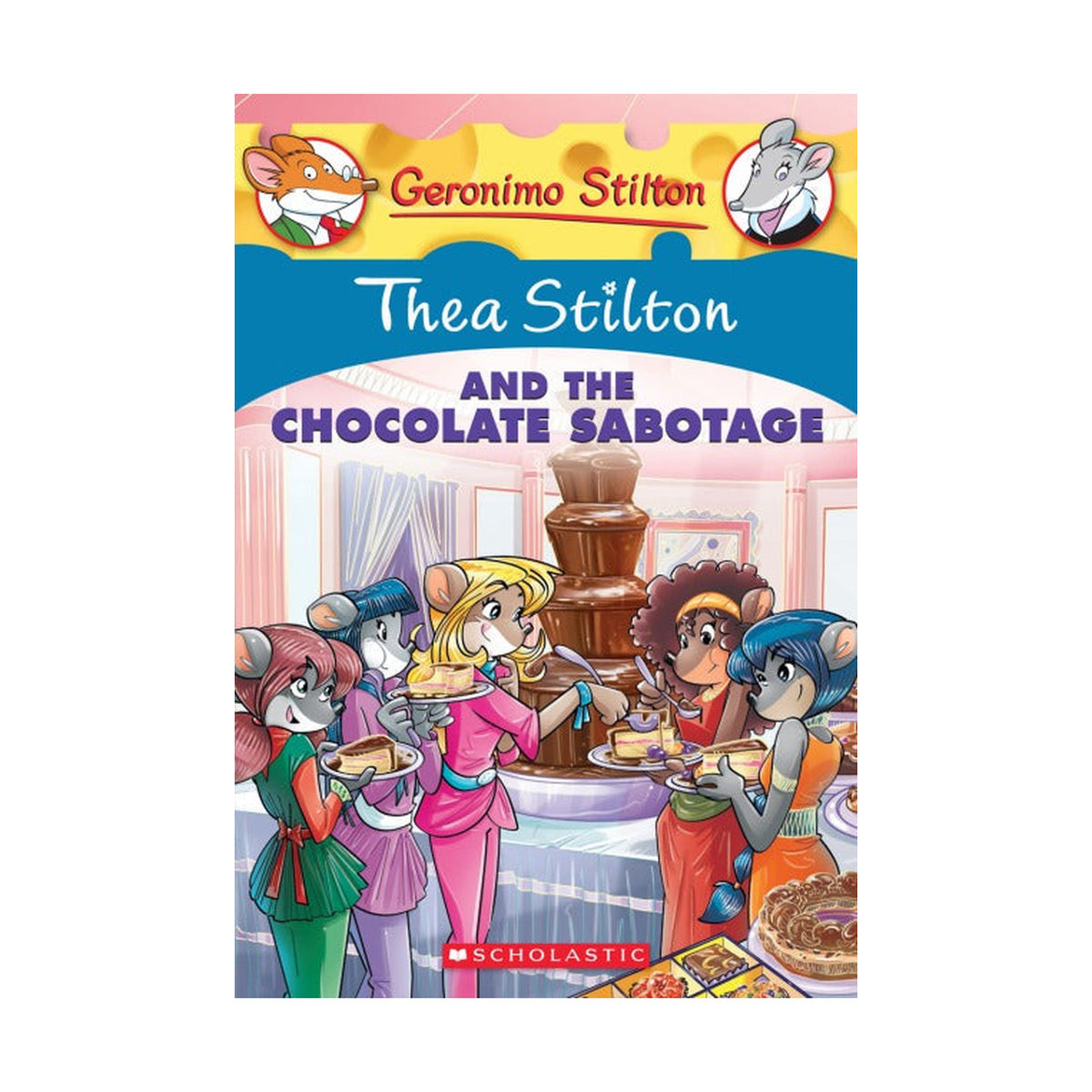 Cover page of Thea Stilton and the Chocolate Sabotage