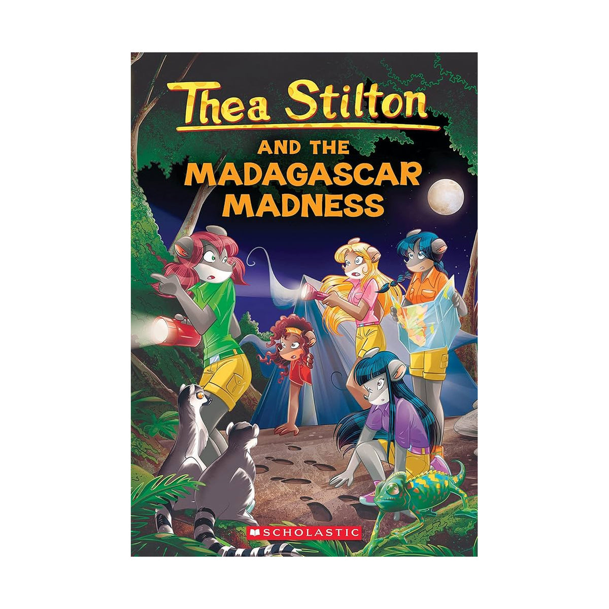 Cover page of Thea Stilton and the Madagascar Madness